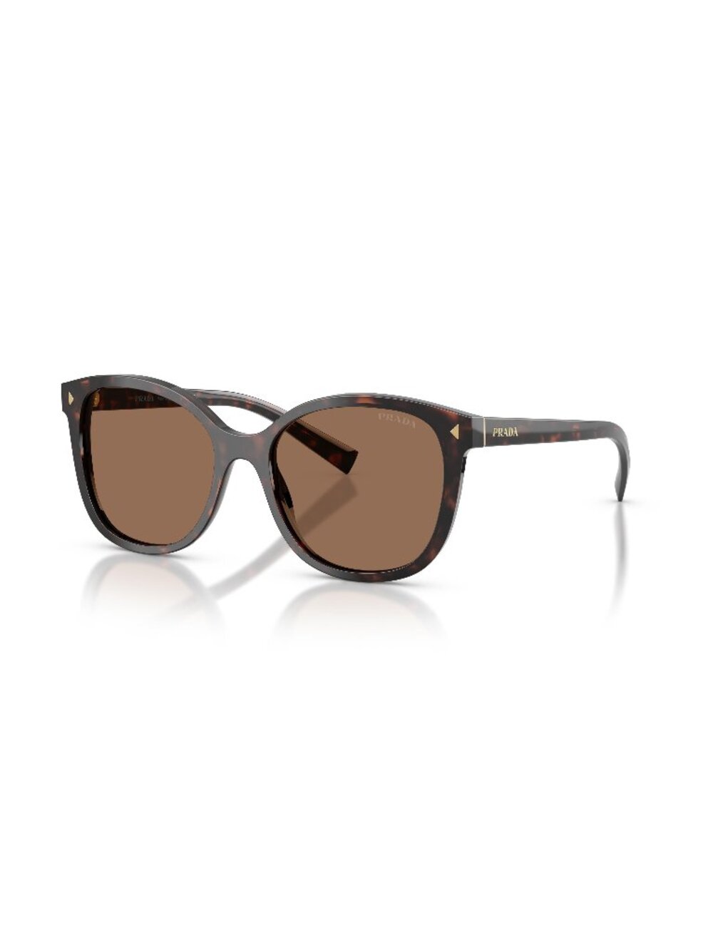 New Prada Women's Sunglasses Multicolor Brown Lens Acetate Frame PR 22ZS 17N06B